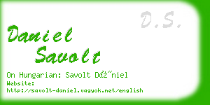 daniel savolt business card